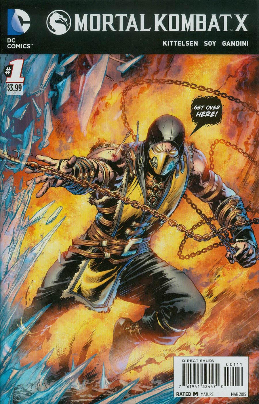 Mortal Kombat X #1 Cover A 1st Ptg Regular Scorpion Cover