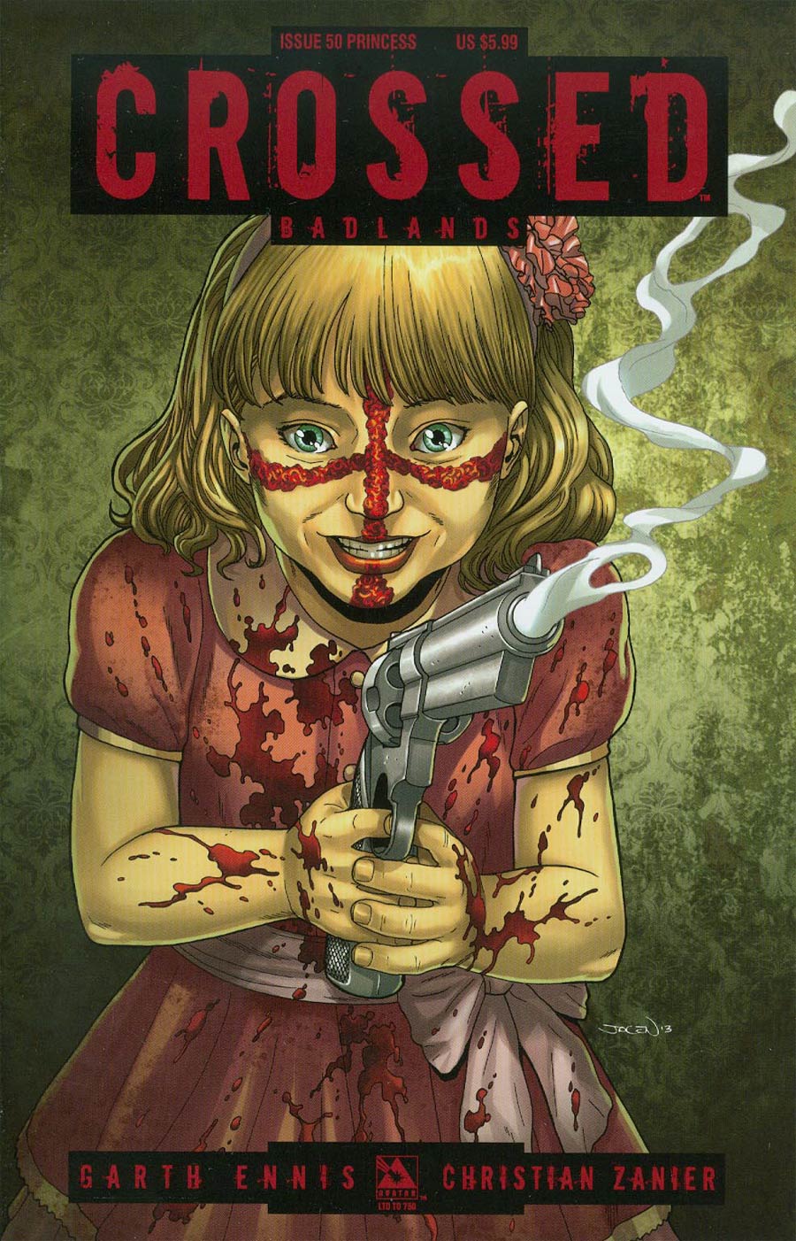 Crossed Badlands #50 Cover O Princess Cover