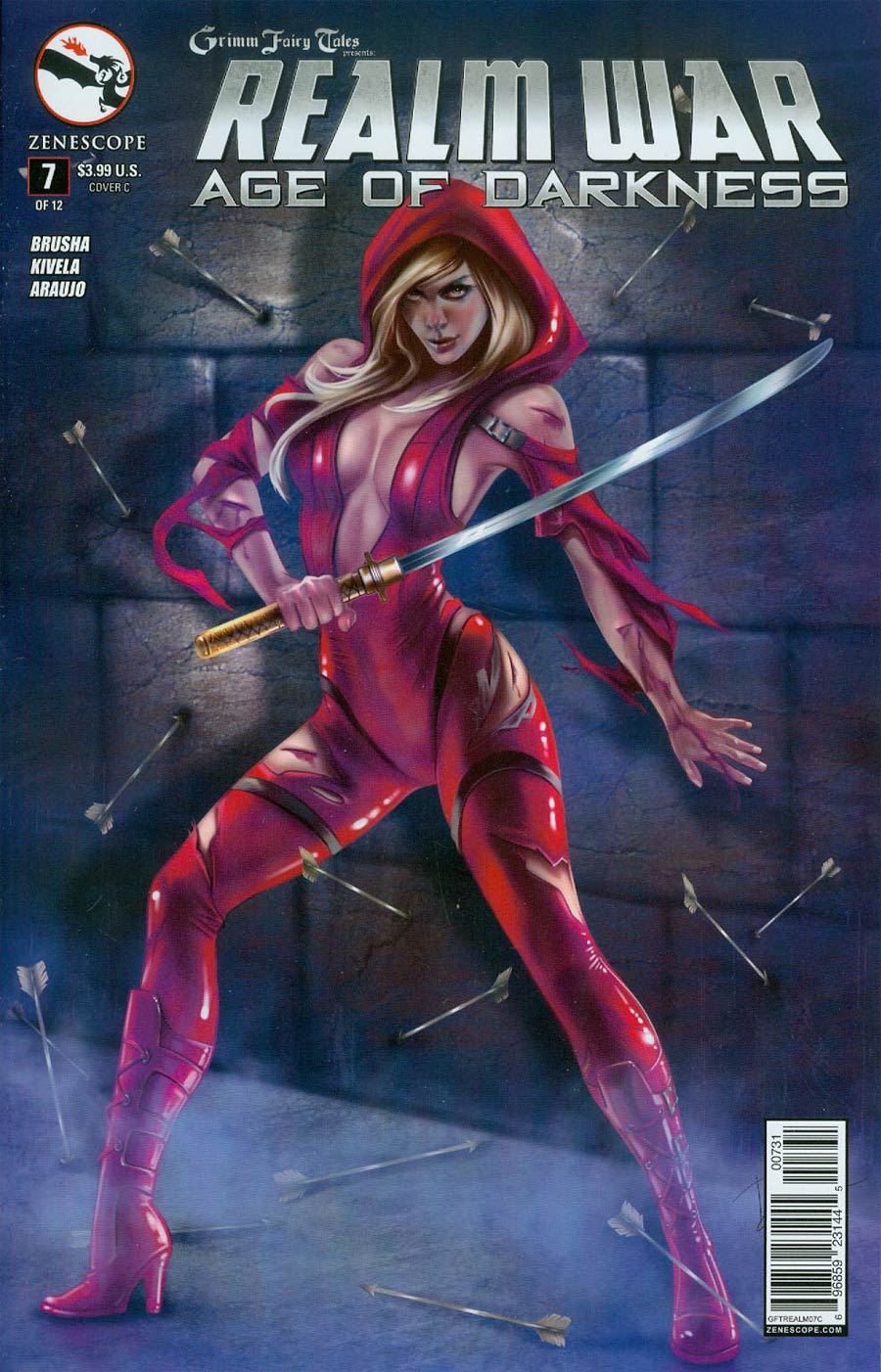 Grimm Fairy Tales Presents Realm War #7 Cover C Chris Delara (Age Of Darkness Tie-In)