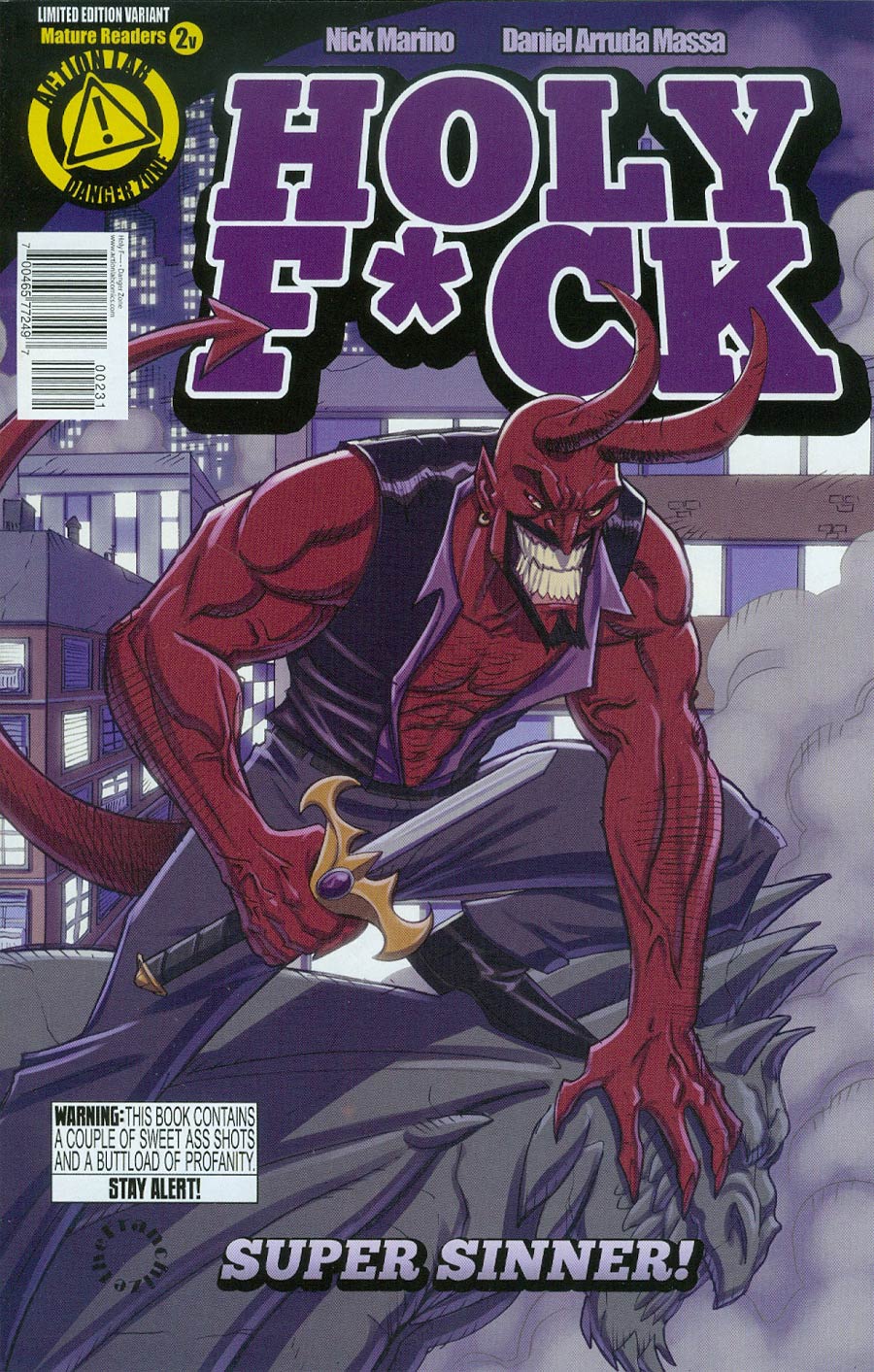 Holy F*ck #2 Cover C Variant Satan Cover