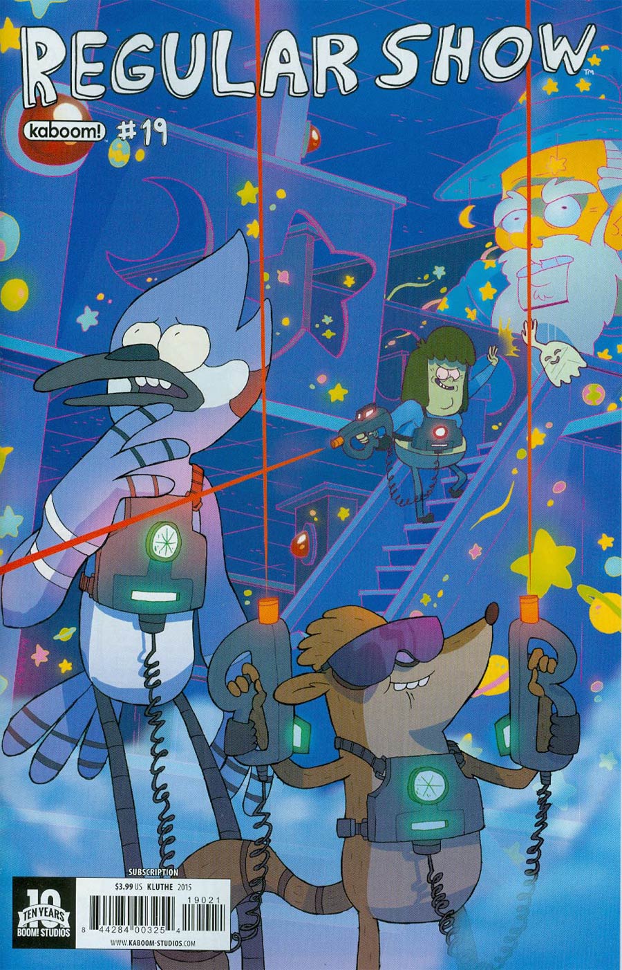 Regular Show #19 Cover B Variant Andy Kluthe Subscription Cover