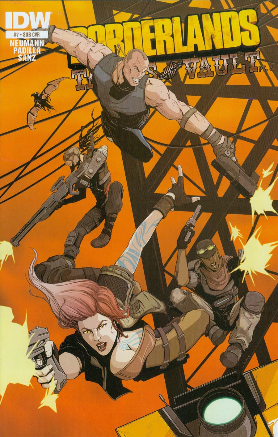 Borderlands Fall Of Fyrestone #7 Tannis & The Vault Part 3 Cover B Variant Salvador Velazquez Subscription Cover