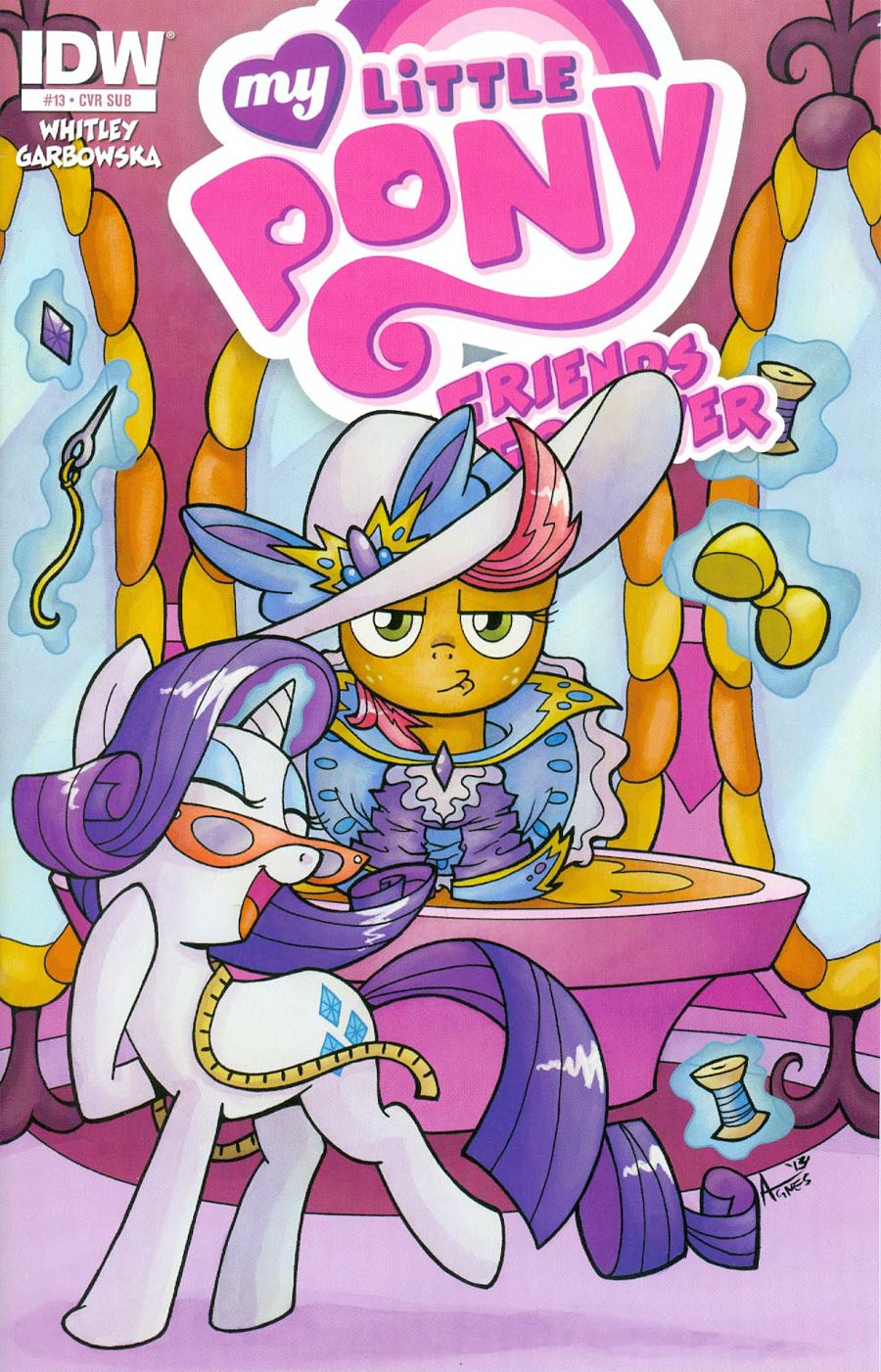 My Little Pony Friends Forever #13 Cover B Variant Agnes Garbowska Subscription Cover