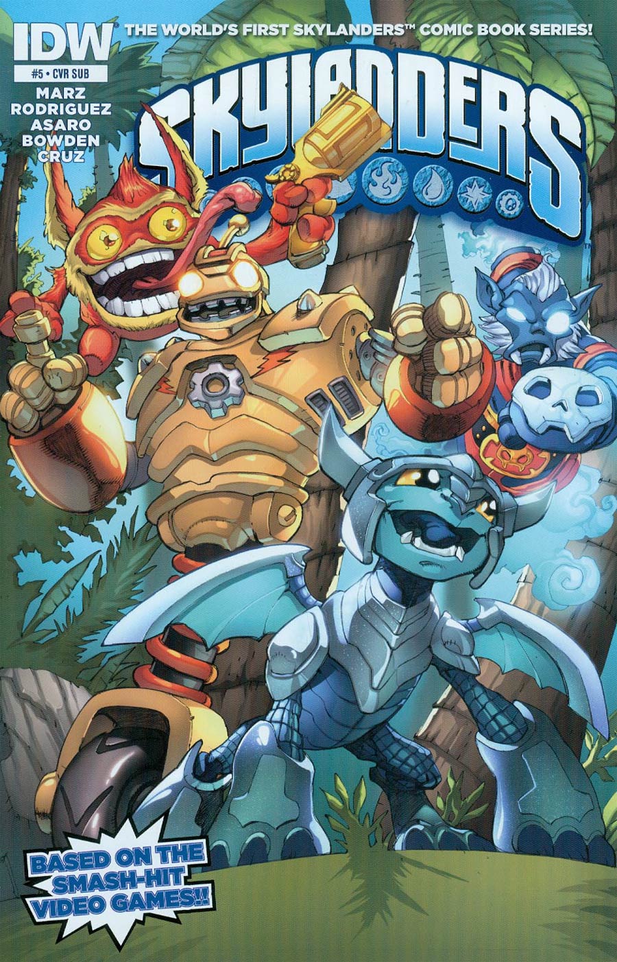 Skylanders #5 Cover B Variant Mike Bowden Subscription Cover