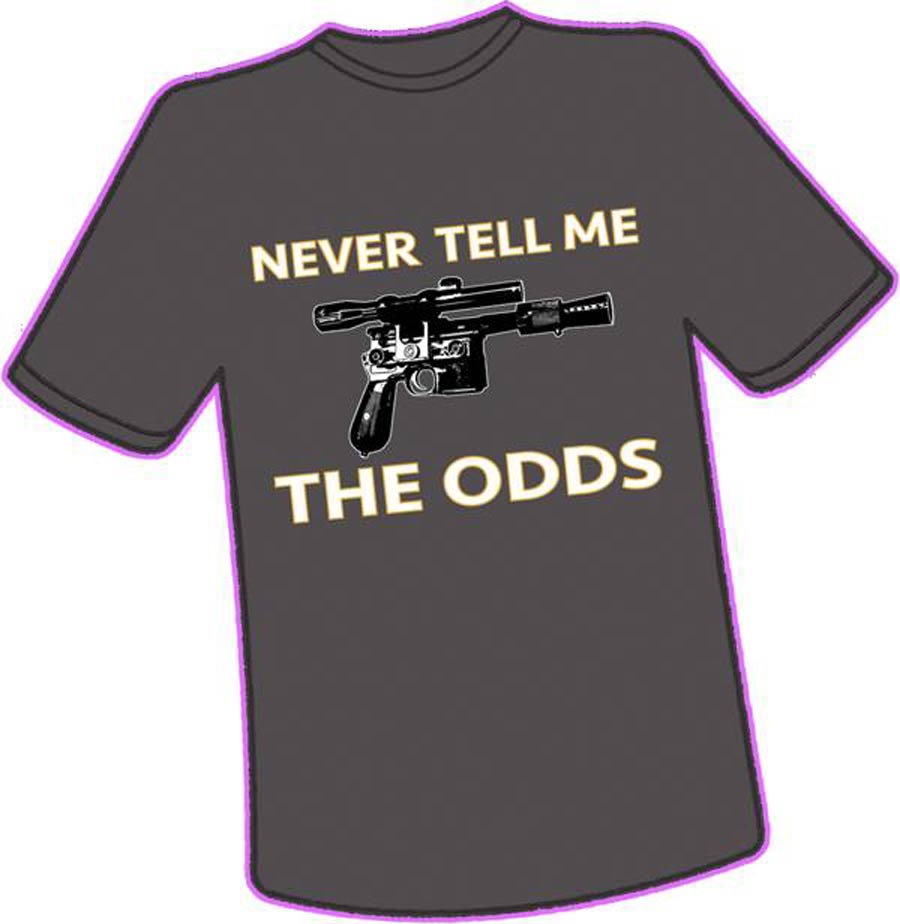 Never Tell Me The Odds T-Shirt Large