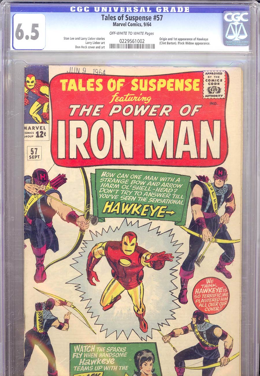 Tales Of Suspense #57 Cover B CGC 6.5