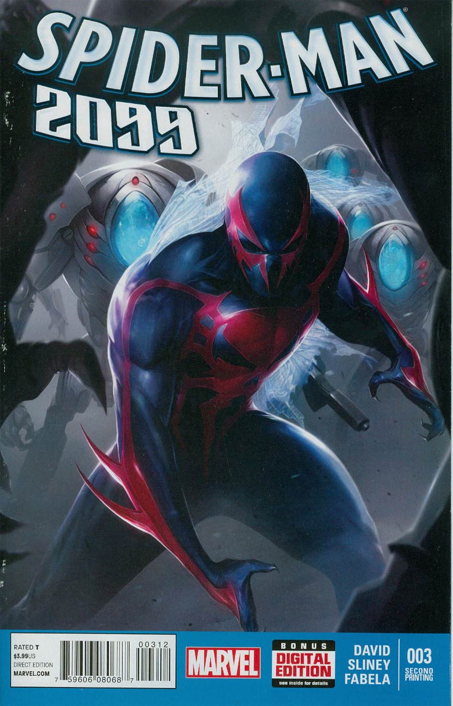 Spider-Man 2099 Vol 2 #3 Cover C 2nd Ptg Francesco Mattina Variant Cover