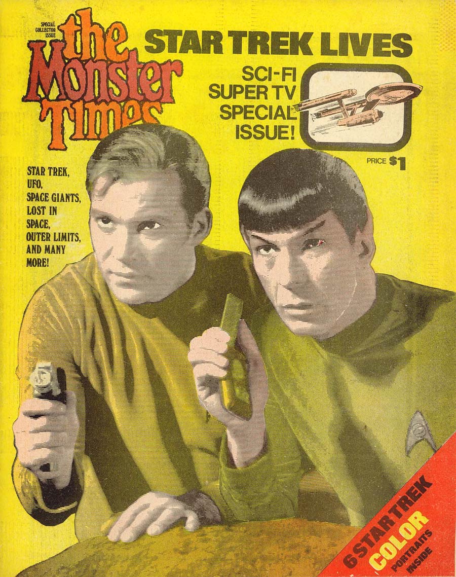 Monster Times Magazine Special Collectors Issue #1 Star Trek Lives