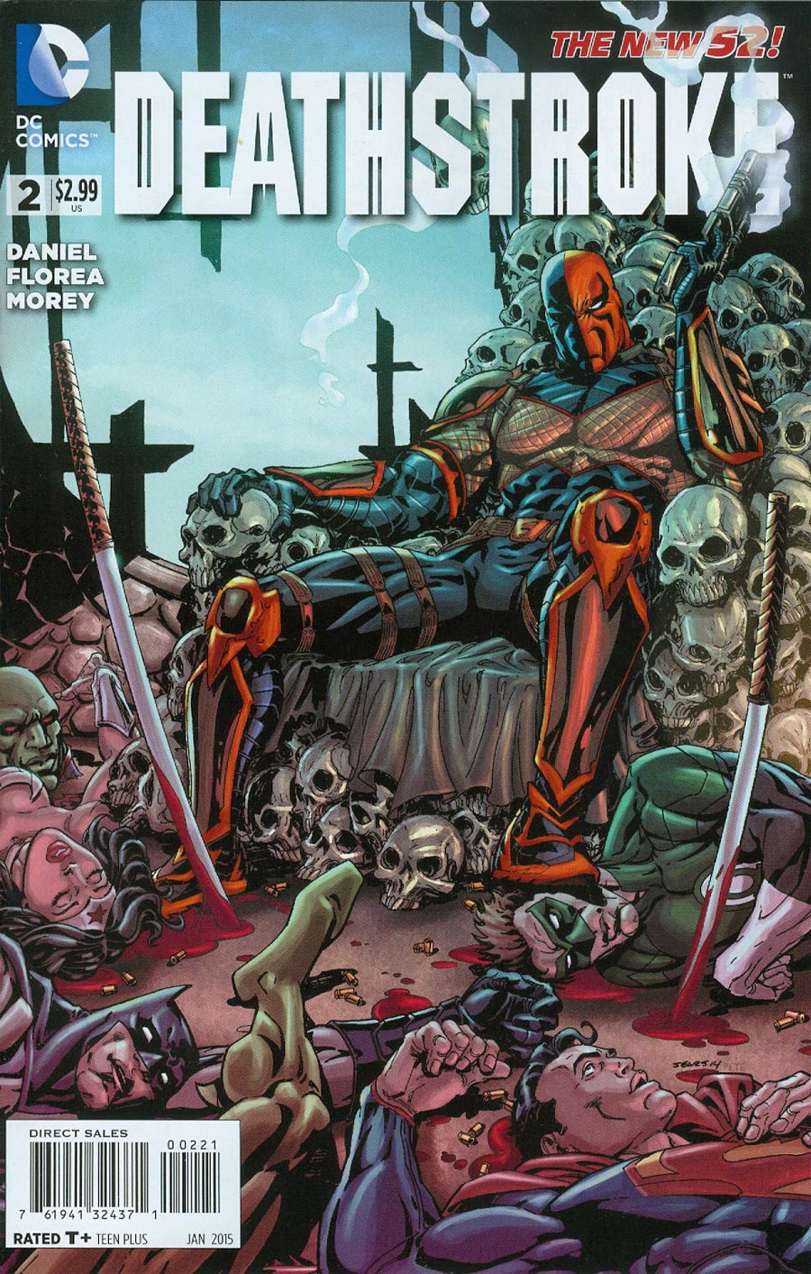 Deathstroke Vol 3 #2 Cover B Incentive Bart Sears Variant Cover