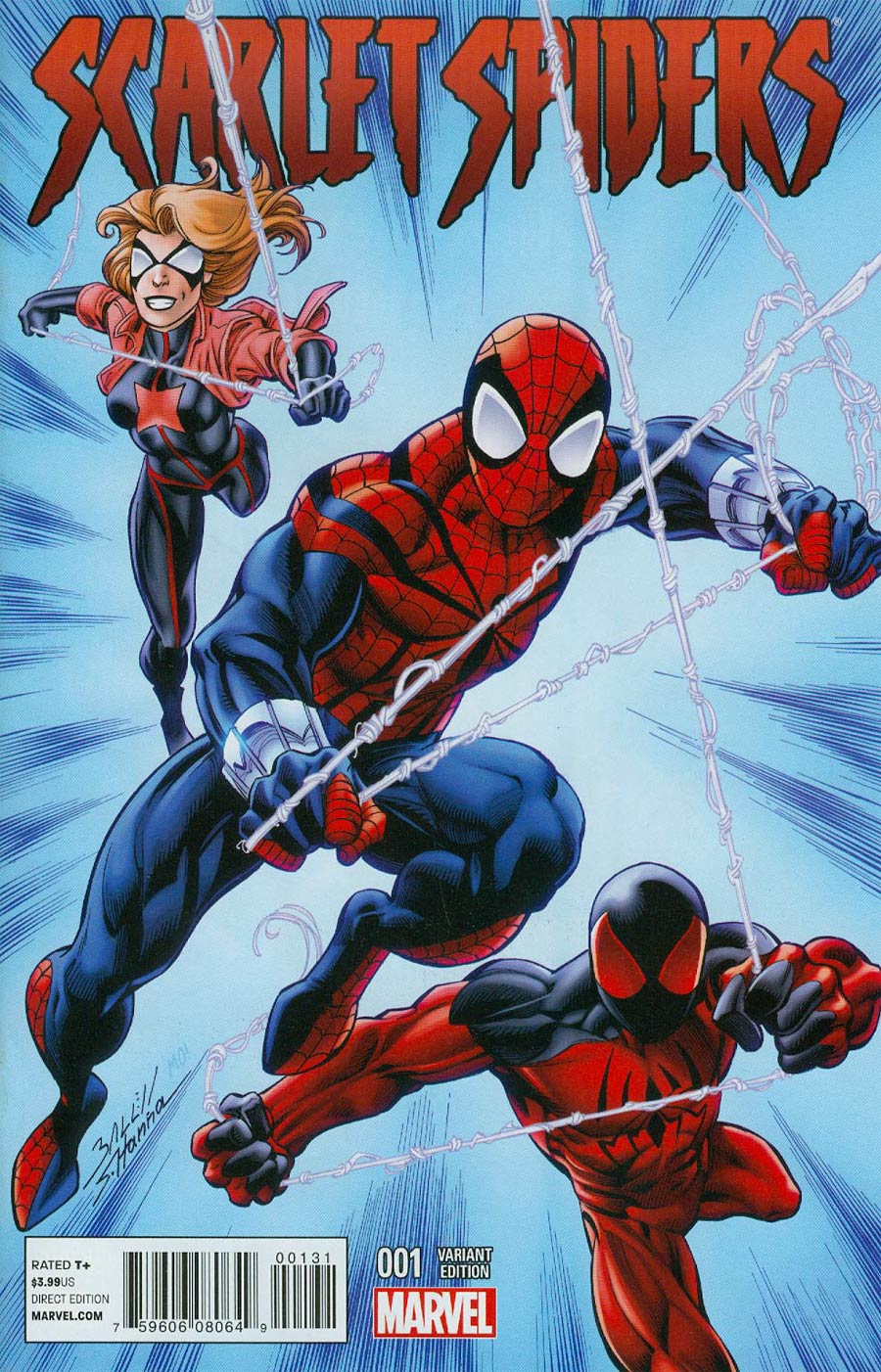 Scarlet Spiders #1 Cover B Incentive Mark Bagley Variant Cover (Spider-Verse Tie-In)