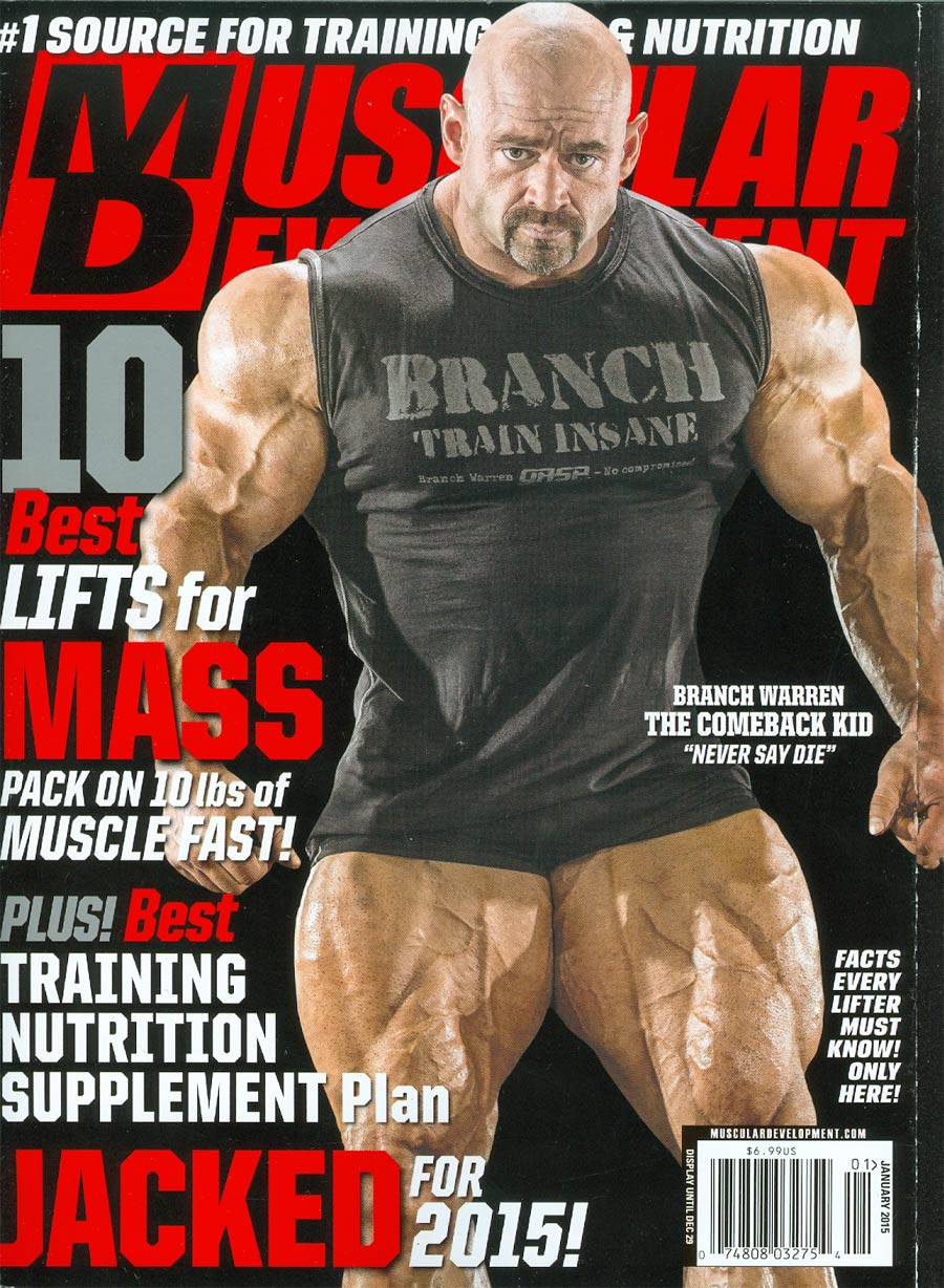 Muscular Development Magazine Vol 52 #1 Jan 2015