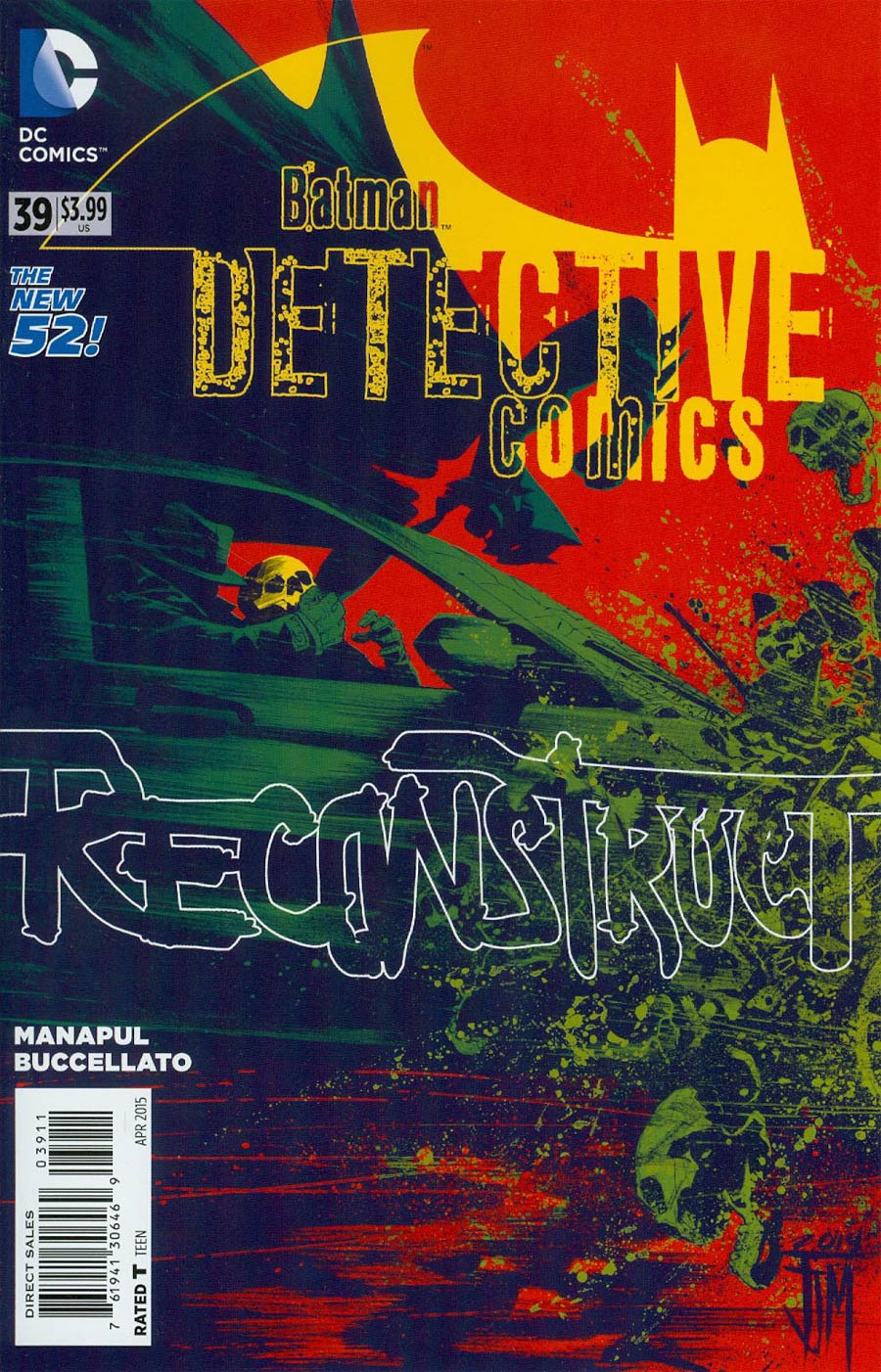 Detective Comics Vol 2 #39 Cover A Regular Francis Manapul Cover