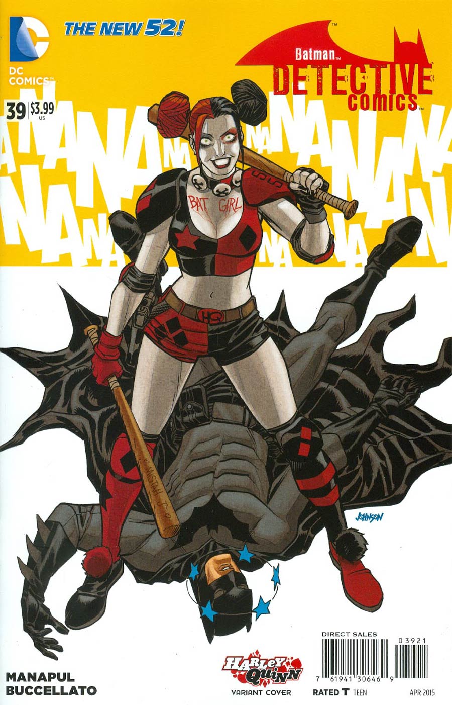 Detective Comics Vol 2 #39 Cover B Variant Dave Johnson Harley Quinn Cover