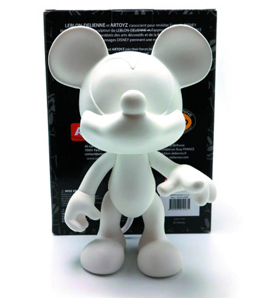 Mickey Mouse Monochrome 8-Inch Vinyl Figure - DIY (White)