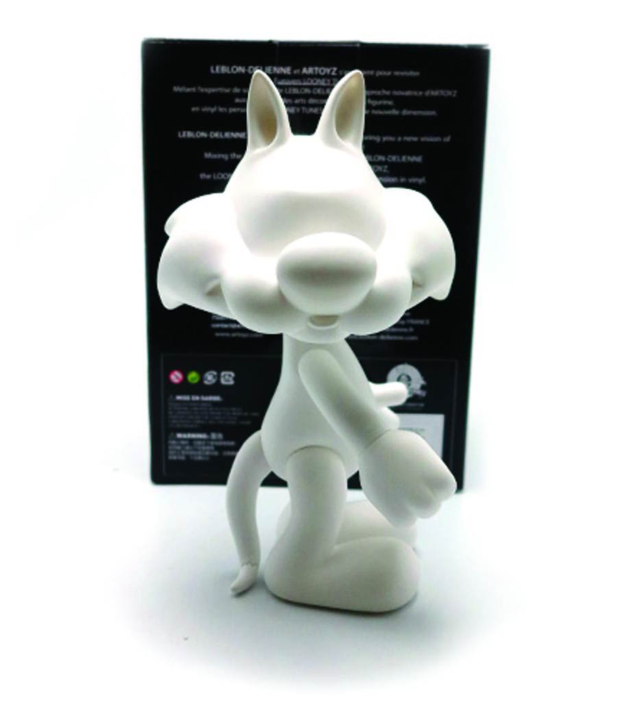 Sylvester Monochrome 8-Inch Vinyl Figure - DIY (White)