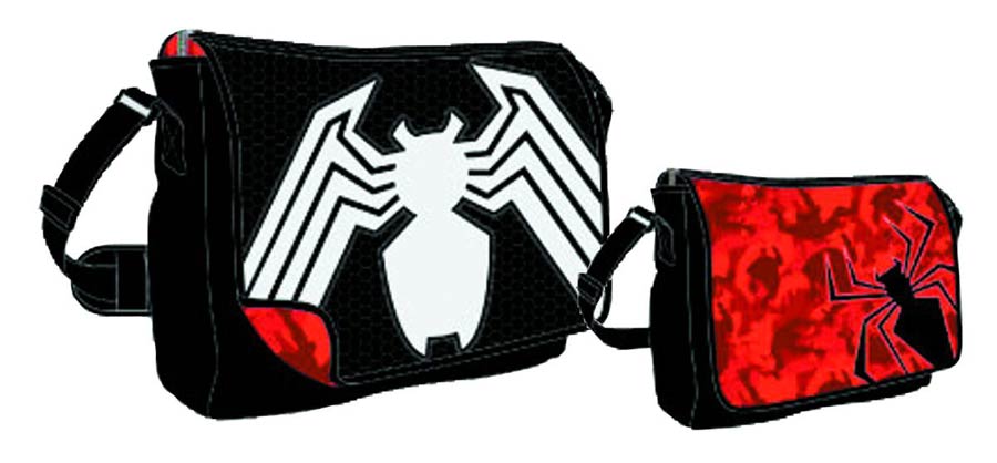 Marvel Heroes Reversible Messenger Bag - Spidey Venom