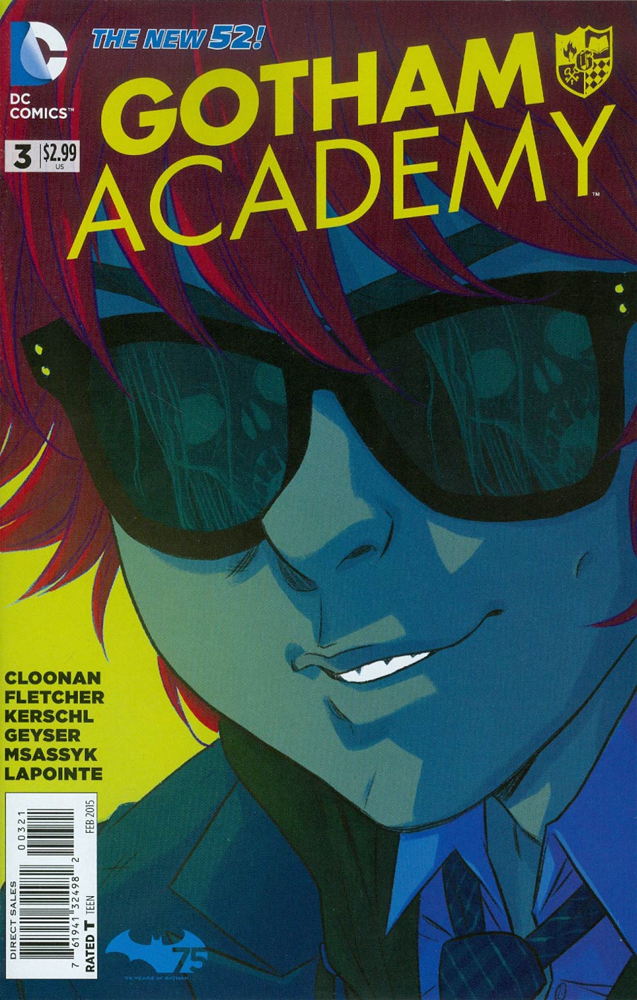 Gotham Academy #3 Cover B Incentive Becky Cloonan Variant Cover