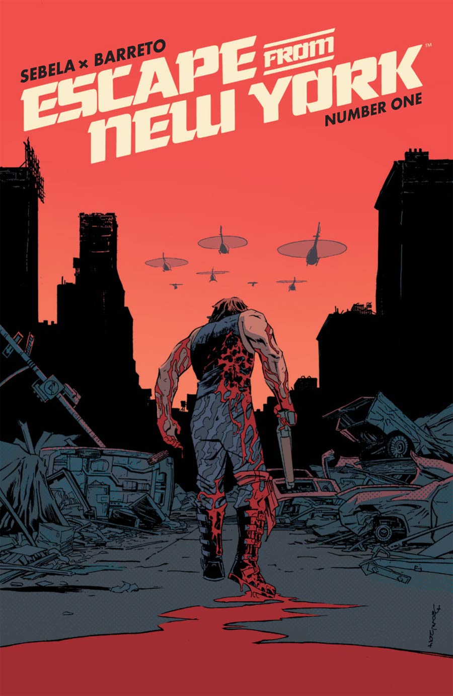 Escape From New York #1 Cover A Regular Declan Shalvey Cover