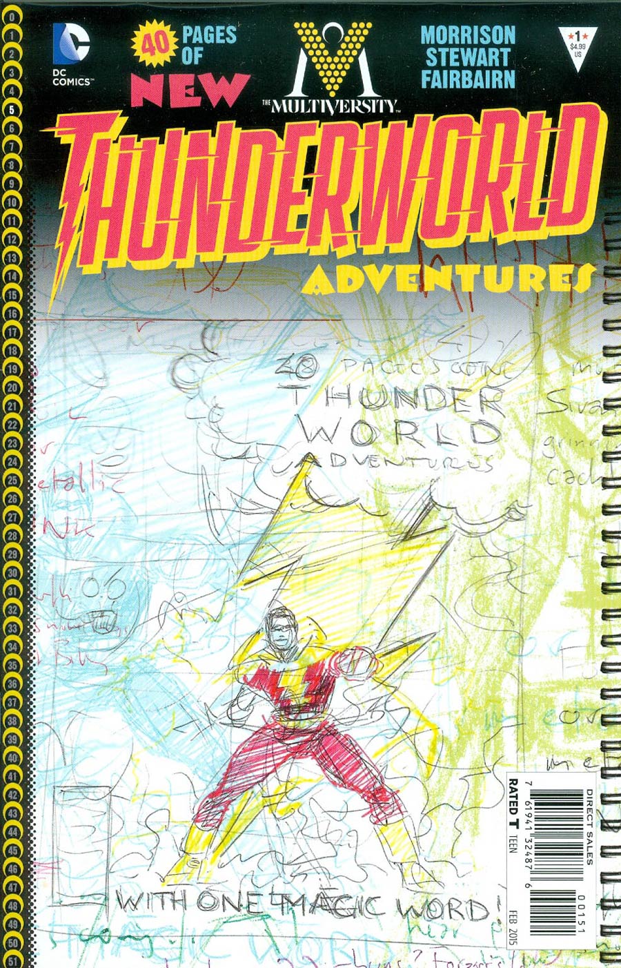 Multiversity Thunderworld Adventures #1 Cover E Incentive Grant Morrison Variant Cover