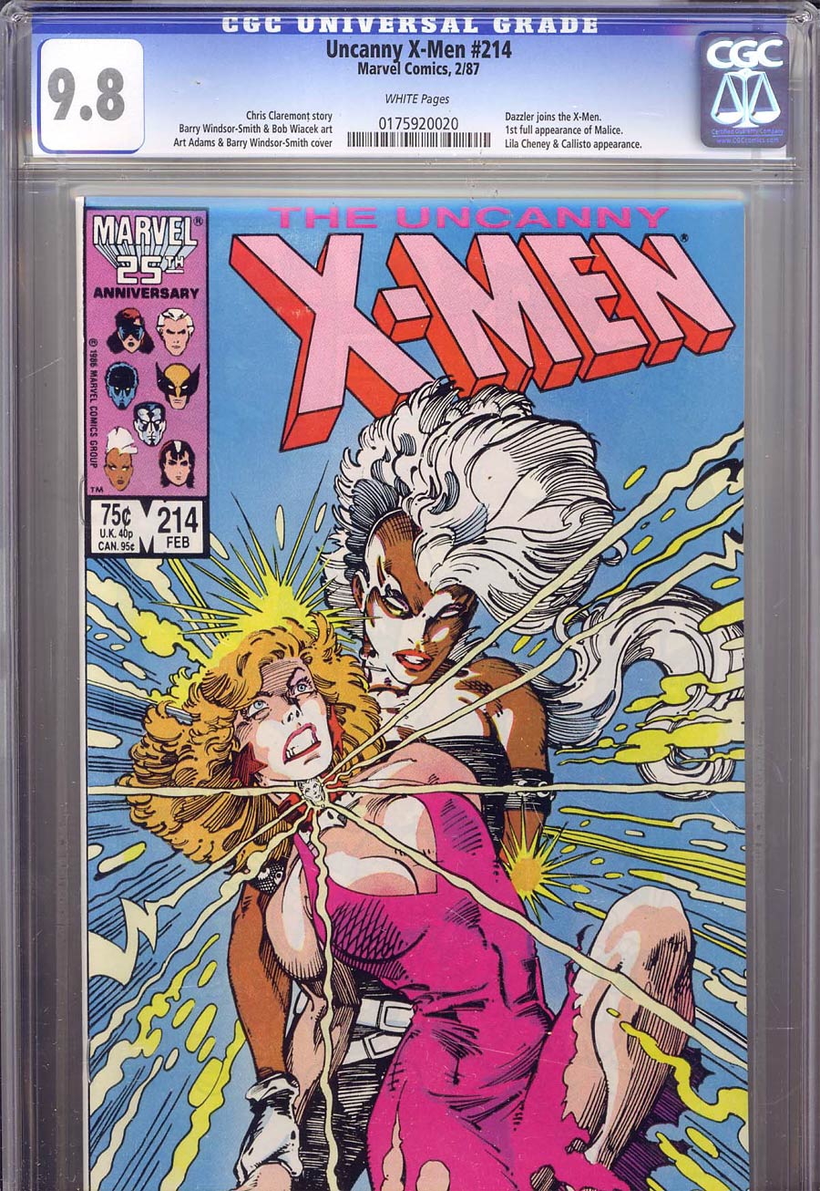 Uncanny X-Men #214 Cover B CGC 9.8