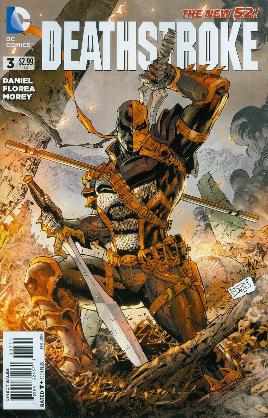 Deathstroke Vol 3 #3 Cover B Incentive Tony S Daniel Variant Cover