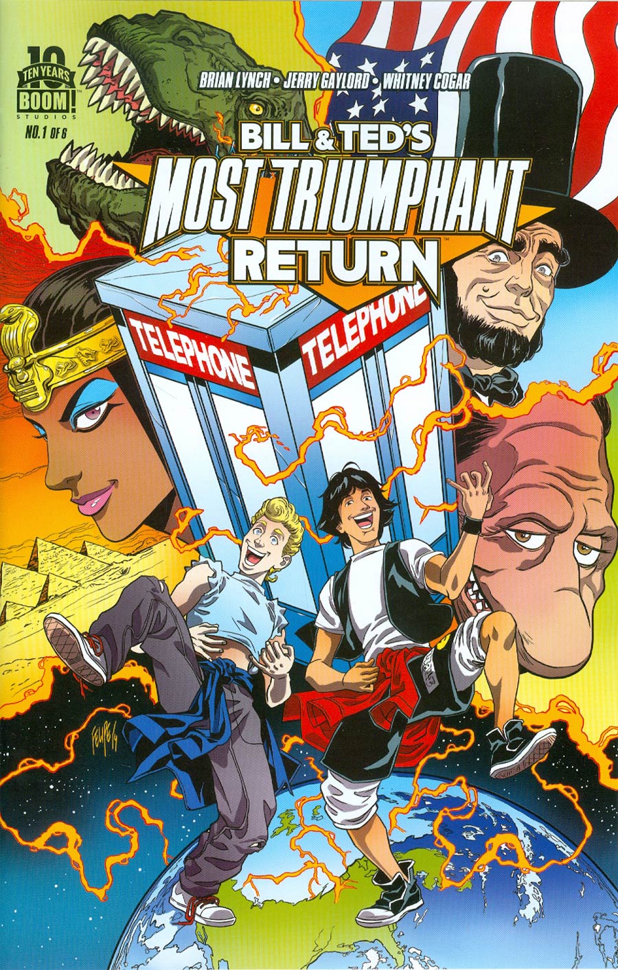 Bill & Teds Most Triumphant Return #1 Cover A Regular Felipe Smith Cover