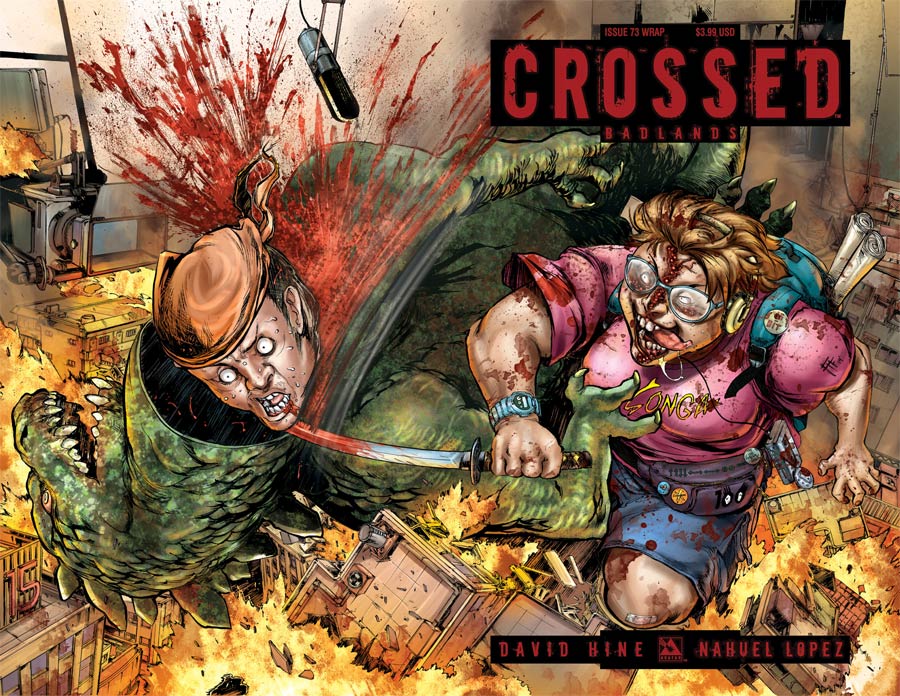 Crossed Badlands #73 Cover B Wraparound Cover