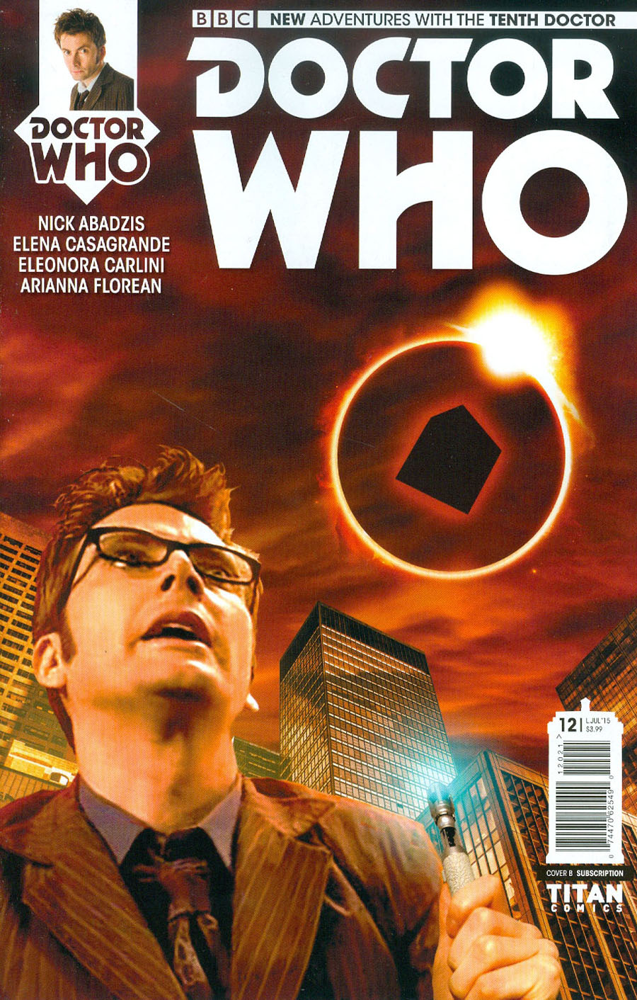 Doctor Who 10th Doctor #12 Cover B Variant Photo Subscription Cover