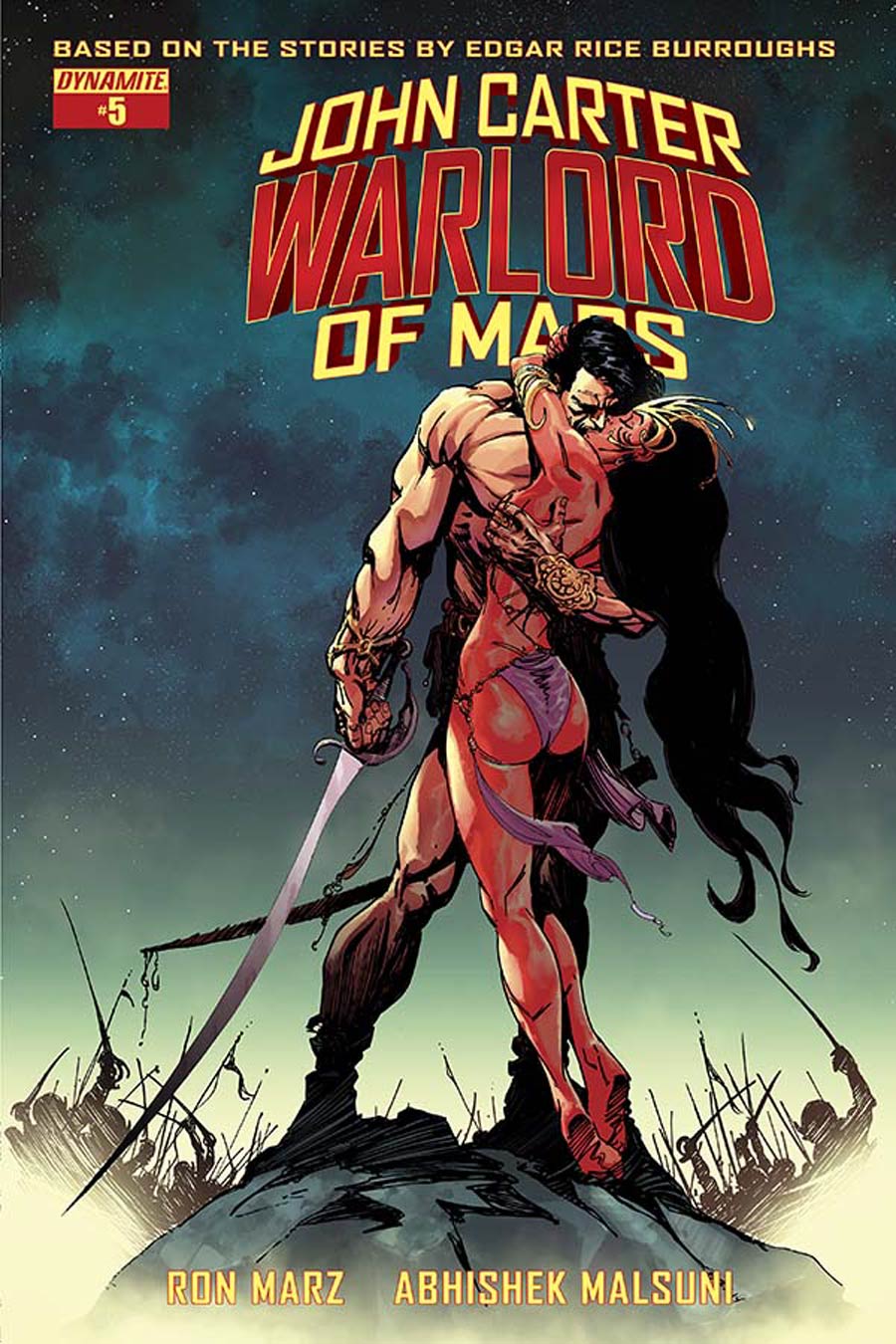 John Carter Warlord Of Mars Vol 2 #5 Cover B Variant Bart Sears Cover