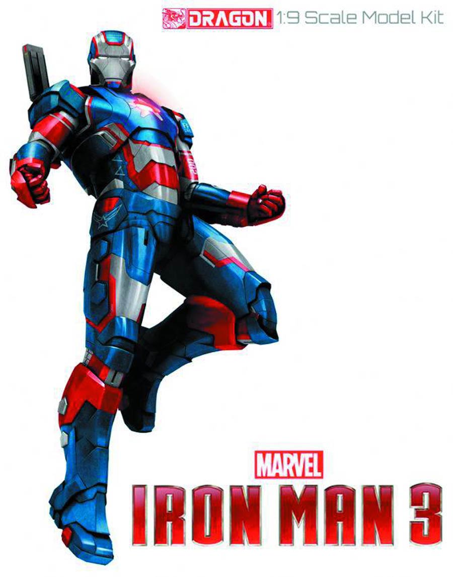 Iron Man 3 Iron Patriot 1/9 Scale Model Kit