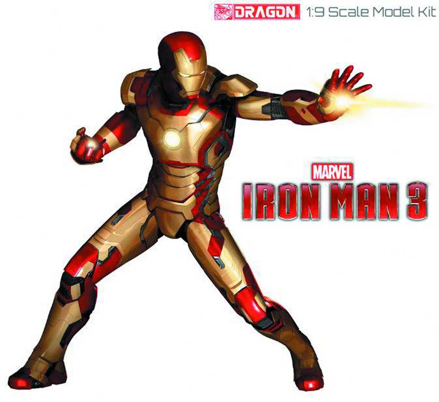 Iron Man 3 Mark XLII 1/9 Scale Model Kit