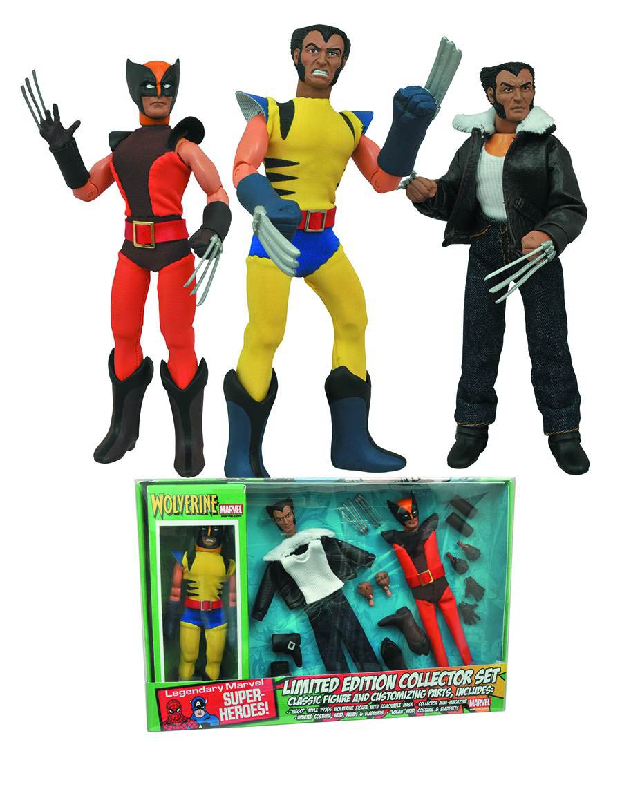 Marvel Cloth Retro Wolverine 8-Inch Action Figure Limited Edition Box Set