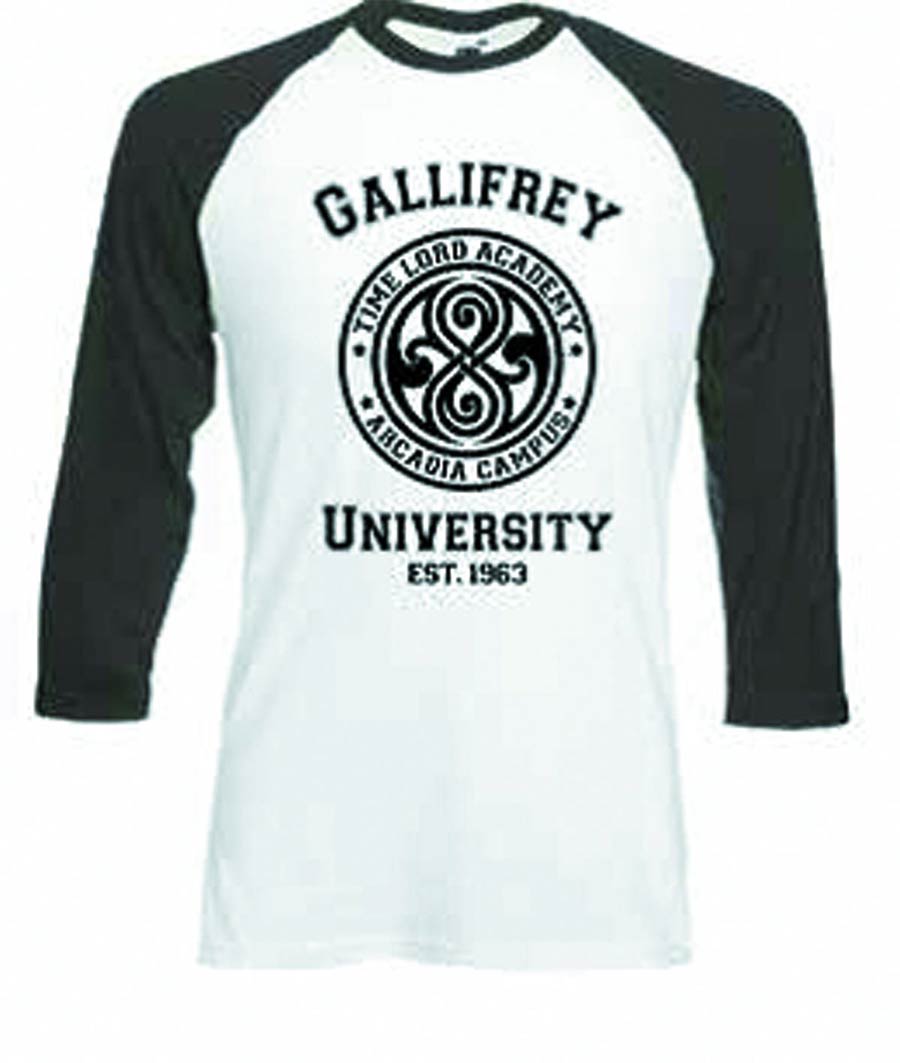 Doctor Who Gallifrey University Raglan Shirt XX-Large