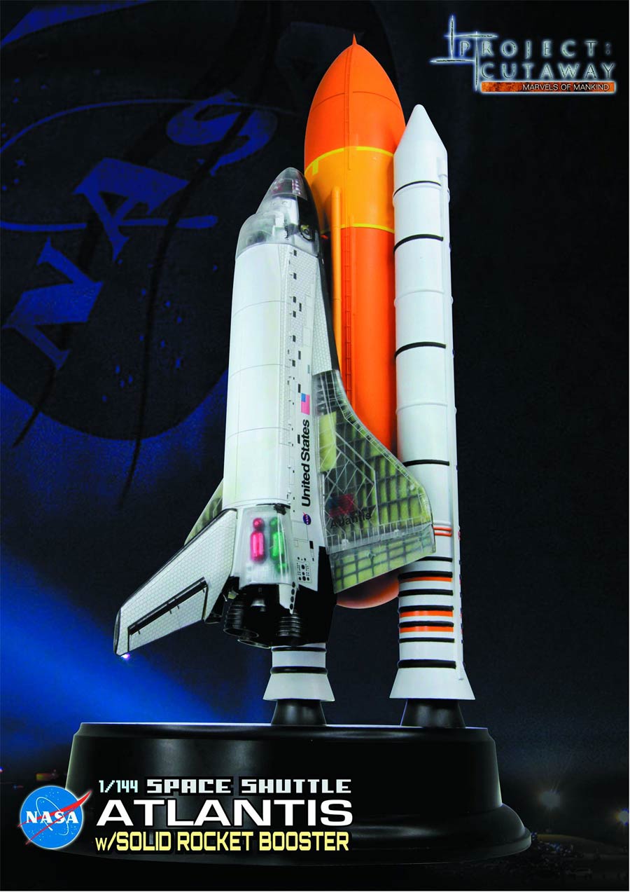 Space Shuttle Atlantis 1/144 Scale Cutaway Replica Kit