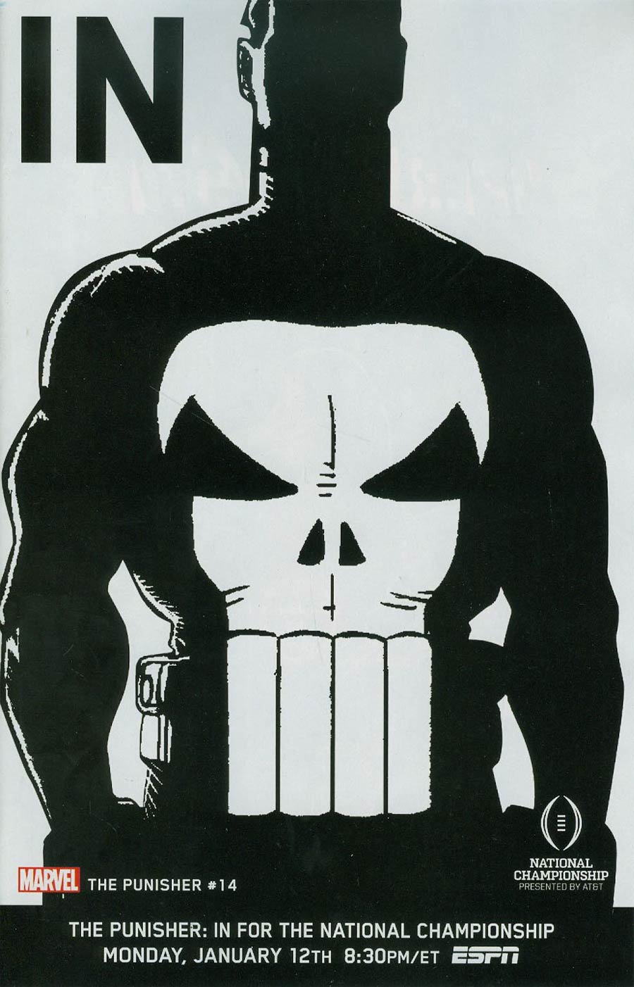 Punisher Vol 9 #14 Cover B Incentive In For The Championship Variant Cover