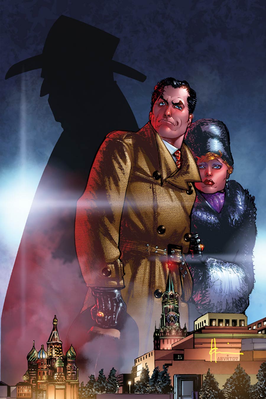 Shadow Midnight In Moscow #1 Cover F High-End Howard Chaykin Virgin Art Ultra-Limited Variant Cover (ONLY 50 COPIES IN EXISTENCE!)