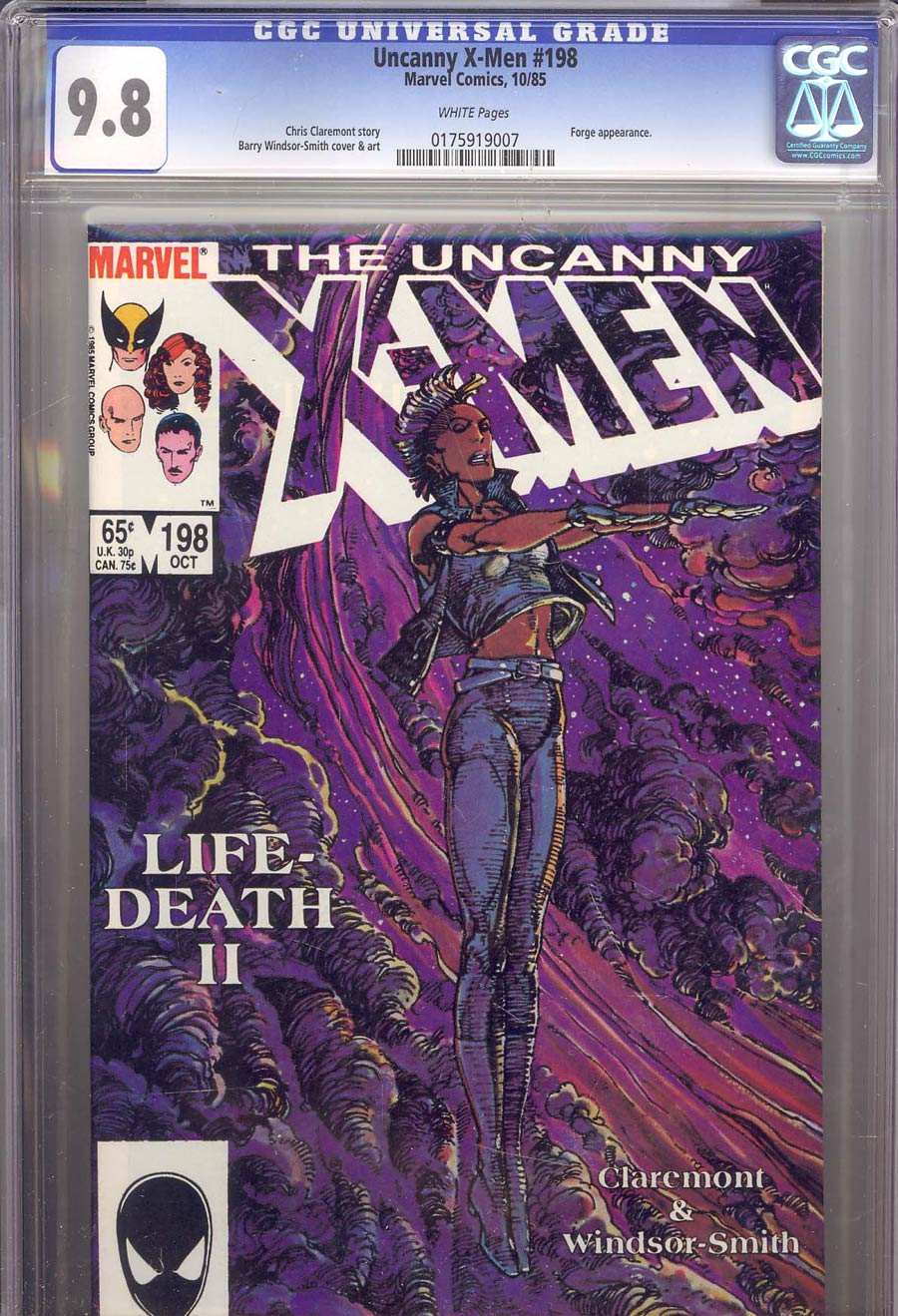 Uncanny X-Men #198 Cover B CGC 9.8