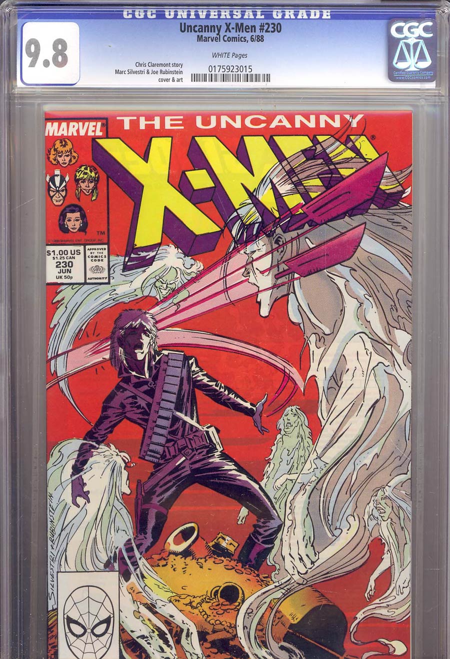 Uncanny X-Men #230 Cover B CGC 9.8