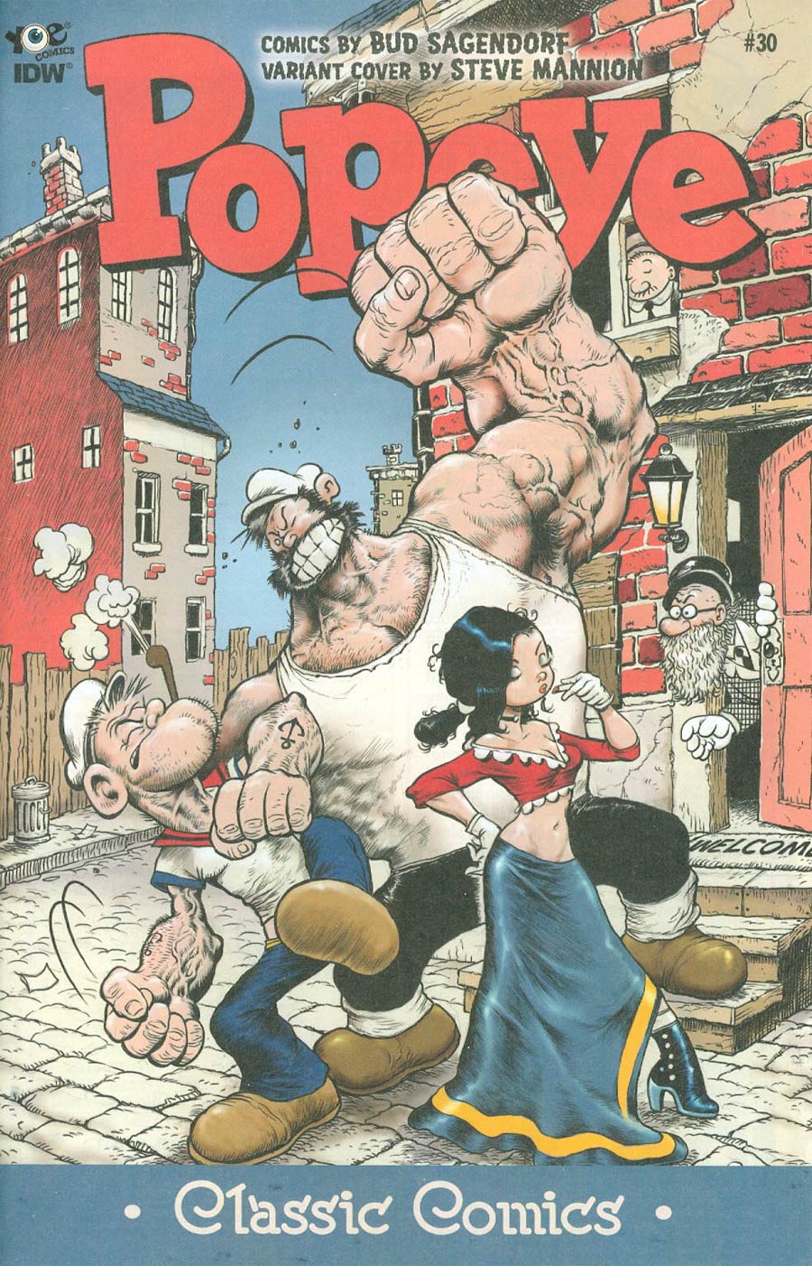 Classic Popeye #30 Cover B Incentive Steve Mannion Variant Cover