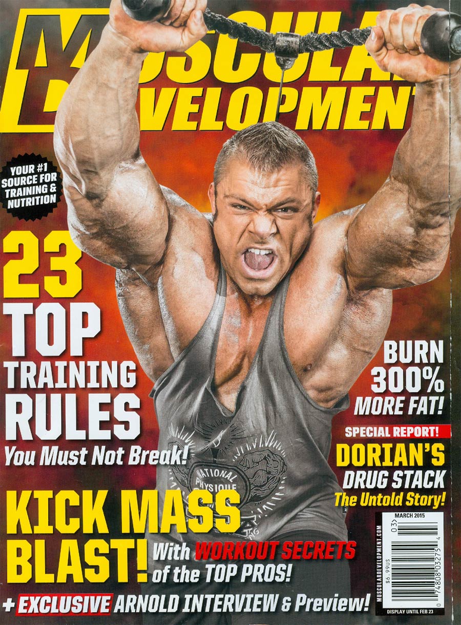 Muscular Development Magazine Vol 52 #3 Mar 2015