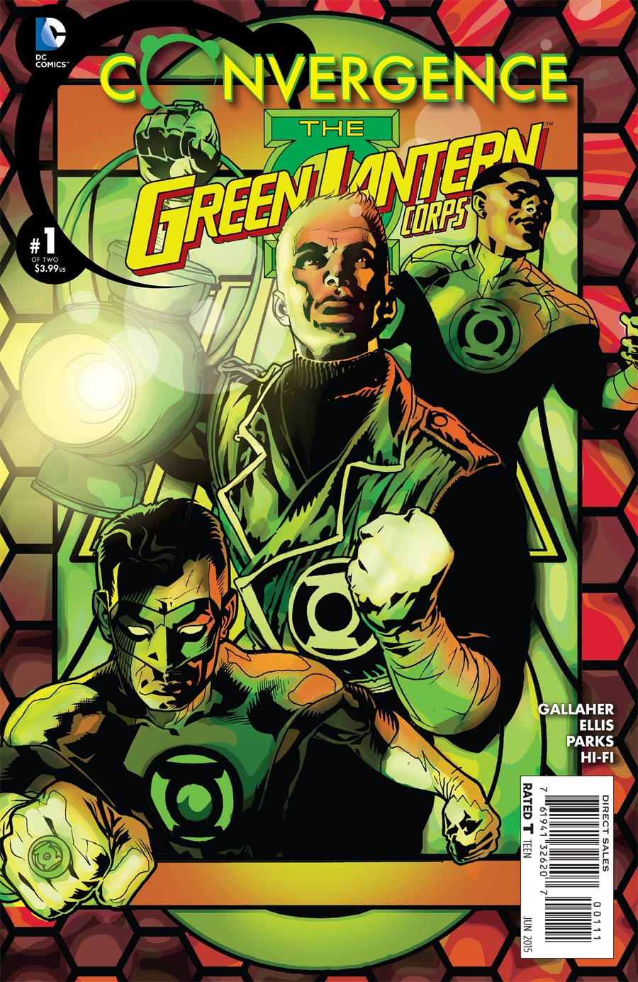 Convergence Green Lantern Corps #1 Cover A Regular Tony Harris Cover