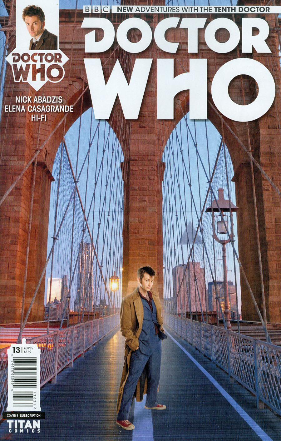 Doctor Who 10th Doctor #13 Cover B Variant Photo Subscription Cover