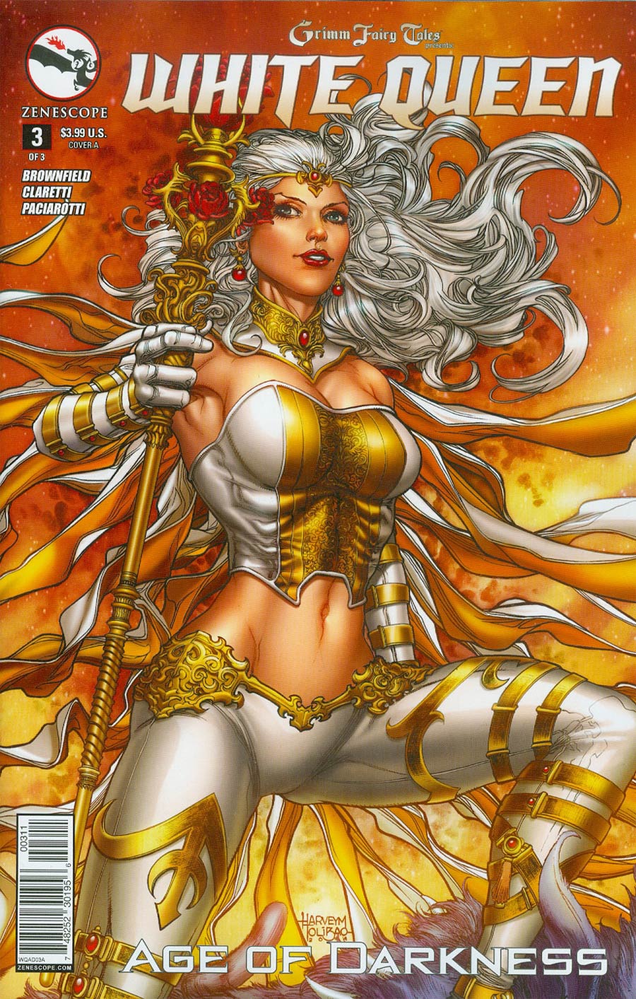 Grimm Fairy Tales Presents White Queen #3 Cover A Harvey Tolibao (Age Of Darkness Tie-In)