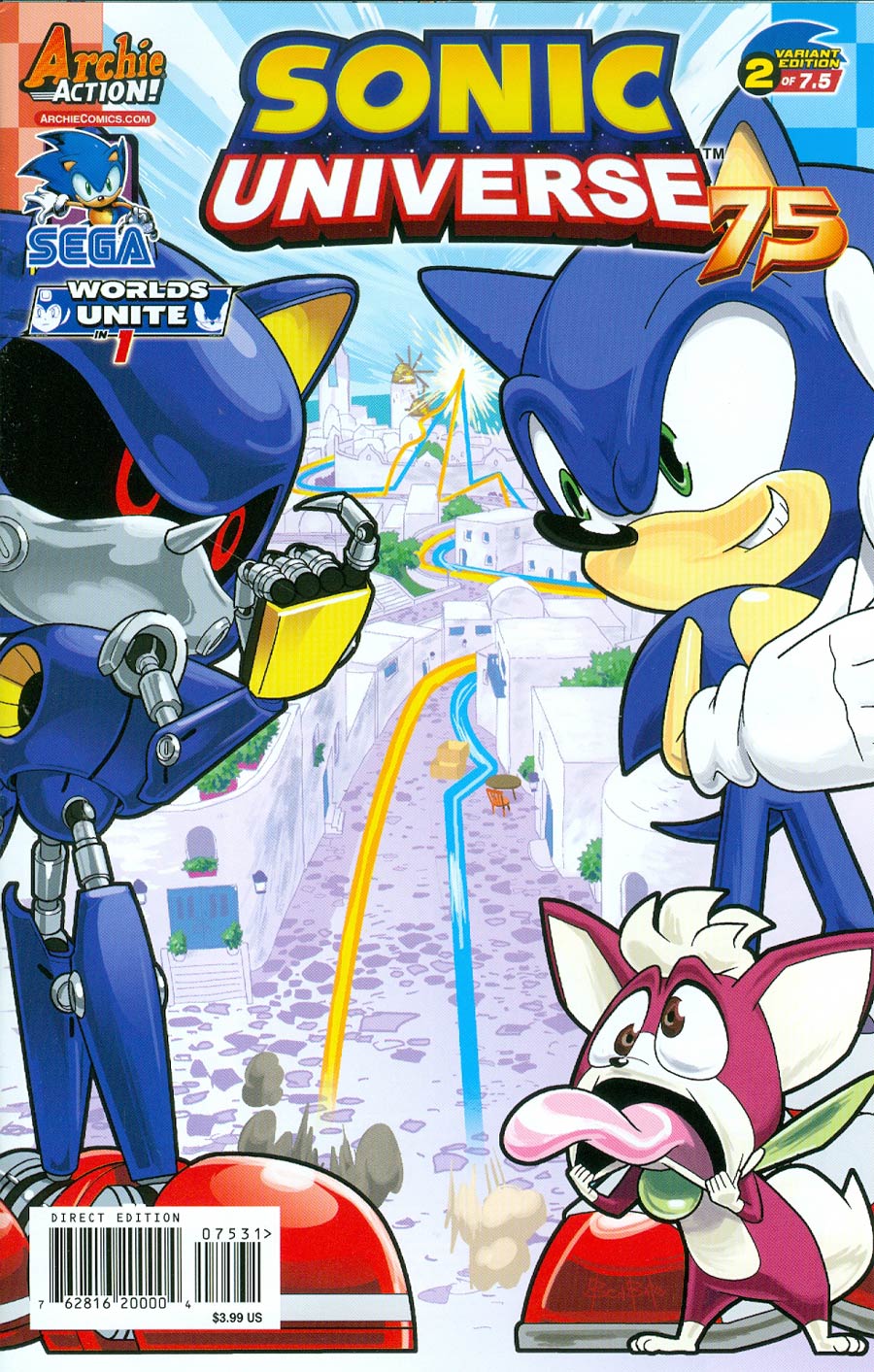 Sonic Universe #75 Cover C Variant Ben Bates Cover