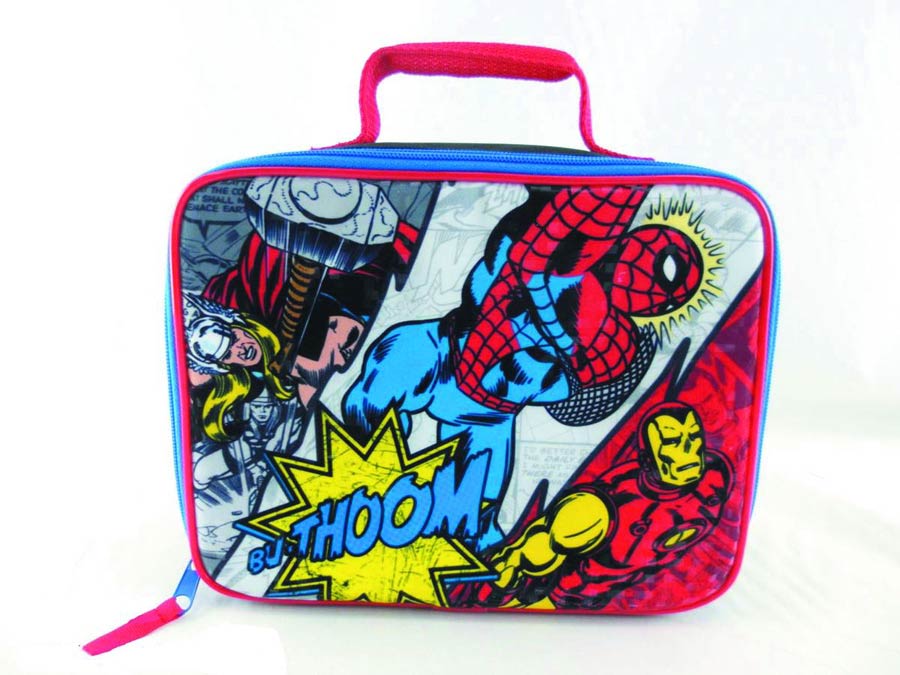 Marvel Heroes Comic Square Insulated Lunch Bag