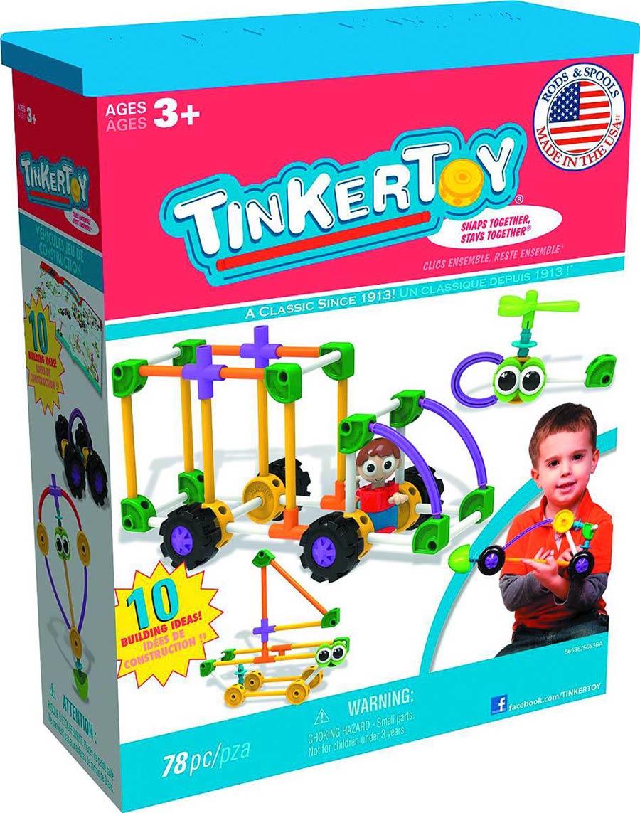 Tinkertoy Vehicles Building Set