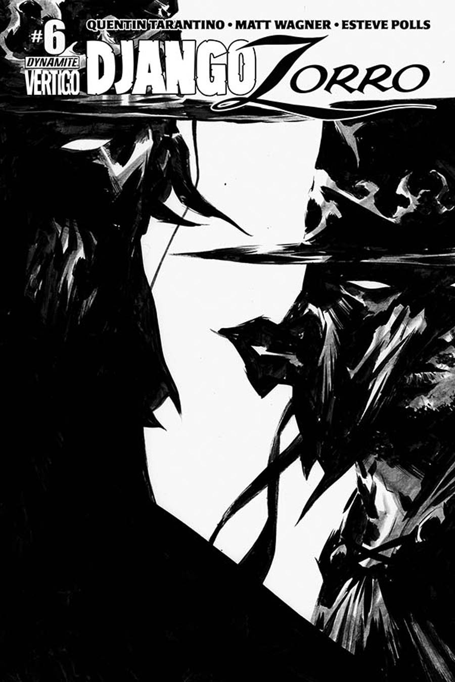 Django Zorro #6 Cover F Incentive Jae Lee Black & White Cover