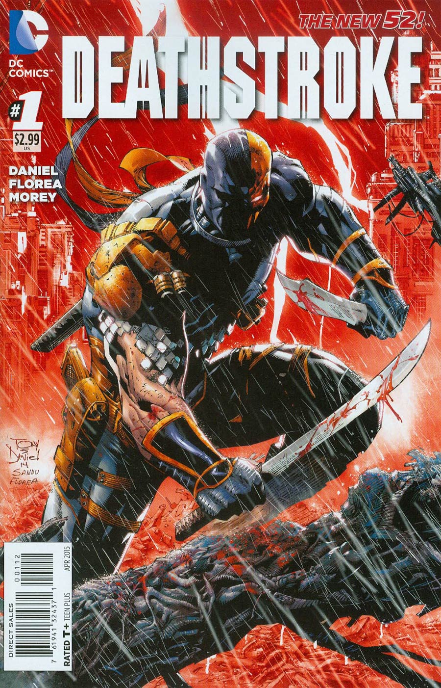 Deathstroke Vol 3 #1 Cover D 2nd Ptg Tony S Daniel Variant Cover