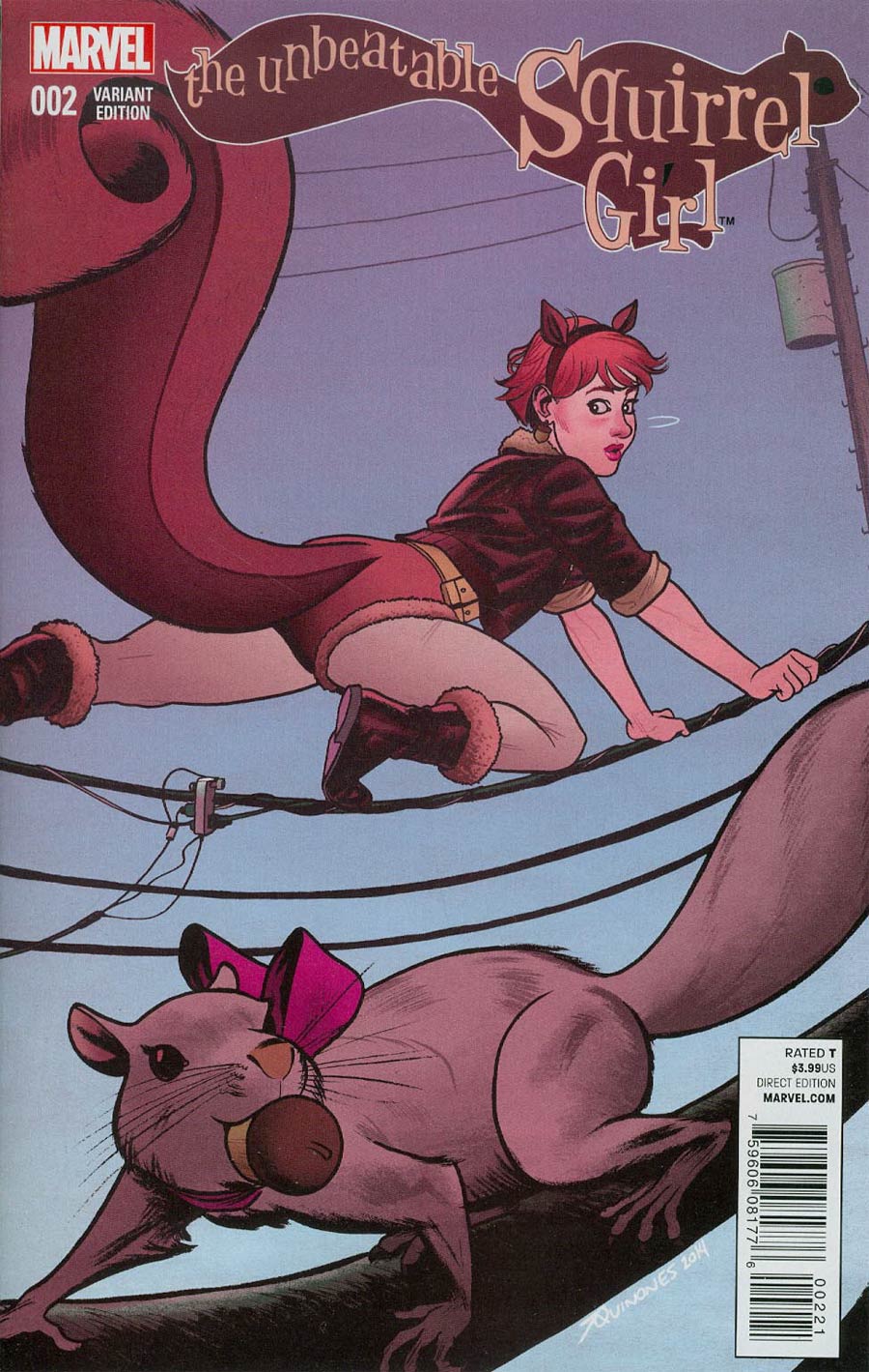 Unbeatable Squirrel Girl #2 Cover B Incentive Joe Quinones Variant Cover