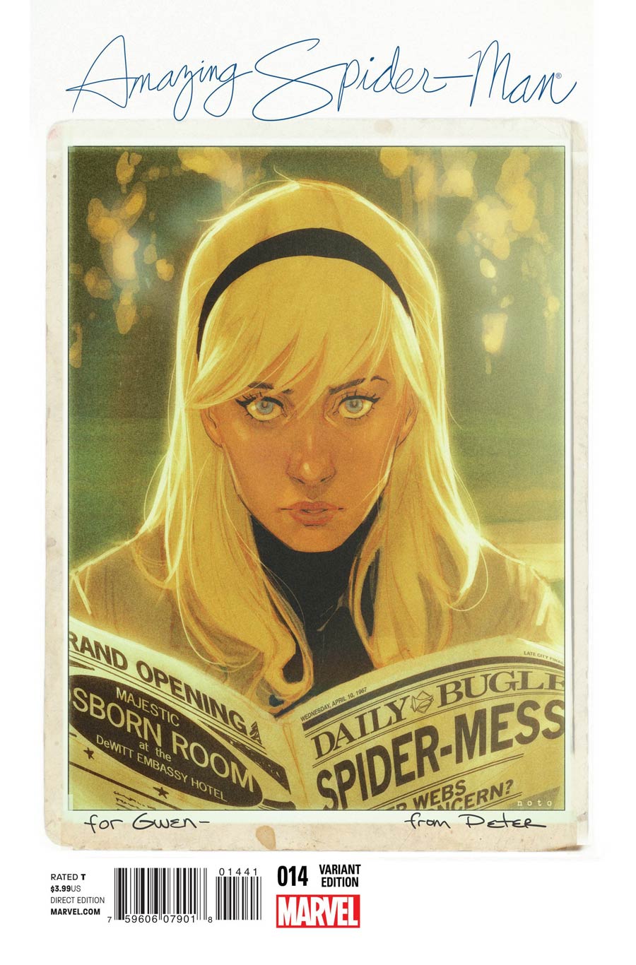 Amazing Spider-Man Vol 3 #14 Cover B Variant Phil Noto Cover (Spider-Verse Tie-In)